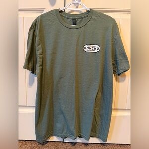 Poncho Outdoors Olive Green Men's Tee